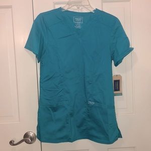 Teal scrub top